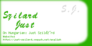 szilard just business card